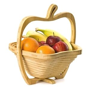 Wooden Collapsible Fruit Basket